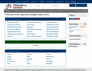 experts.thelaw.com screenshot