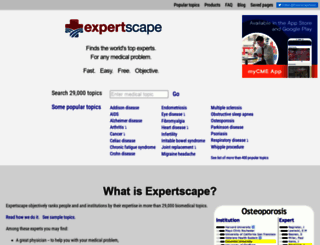 expertscape.com screenshot