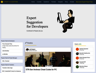 expertsuggestion.com screenshot