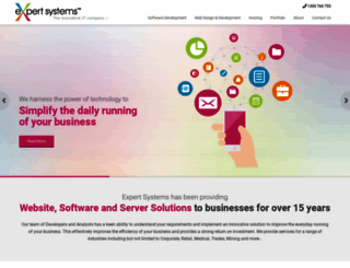 expertsystems.com.au screenshot