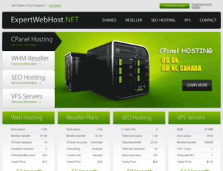 expertwebhost.net screenshot