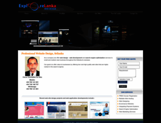 explore-lanka.com screenshot