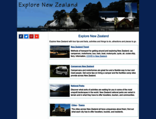 explore-new-zealand.com screenshot