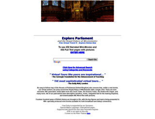 explore-parliament.net screenshot