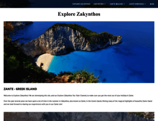 explore-zakynthos.com screenshot