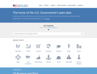 explore.data.gov screenshot