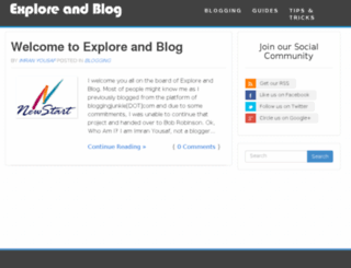 exploreandblog.com screenshot