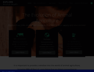 exploreanimalhealth.org screenshot