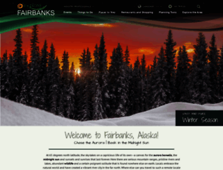 explorefairbanks.com screenshot