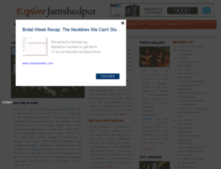 explorejamshedpur.com screenshot