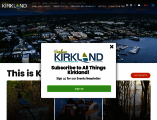 explorekirkland.com screenshot