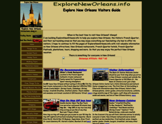 exploreneworleans.info screenshot