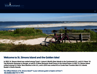 explorestsimonsisland.com screenshot