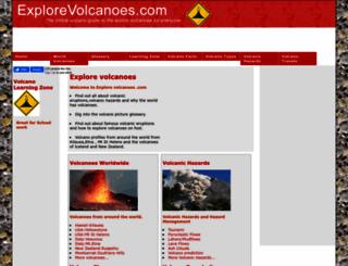 explorevolcanoes.com screenshot