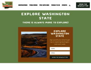 explorewashingtonstate.com screenshot