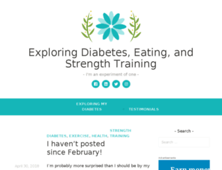 exploringmydiabetes.wordpress.com screenshot
