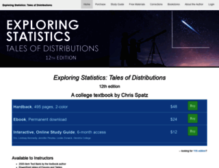 exploringstatistics.com screenshot