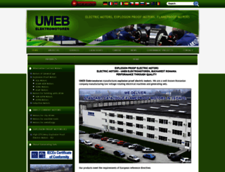 explosionproofmotors-umeb.com screenshot