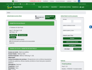 expofeiras.gov.br screenshot