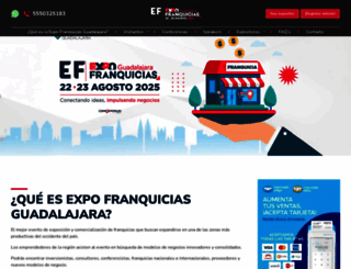 expofranquiciasguadalajara.com screenshot