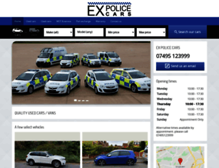 expolicecarspecialist.co.uk screenshot