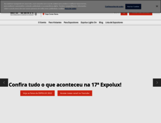 expolux.com.br screenshot