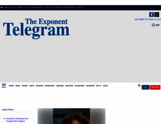 exponent-telegram.com screenshot