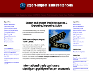 export-importtradecenter.com screenshot