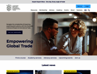 export.org.uk screenshot
