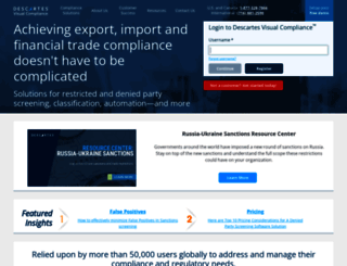 exportcompliance.org screenshot