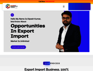 exportimportacademy.in screenshot