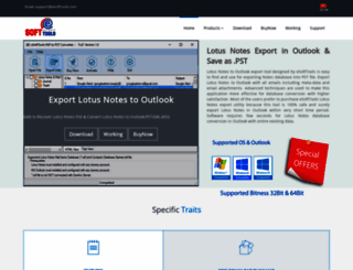 exportlotusnotestooutlook.nsfpstconverter.com screenshot