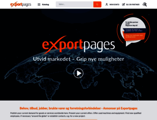 exportpages.no screenshot