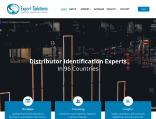 exportsolutions.com screenshot