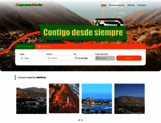 expresonorte.cl screenshot