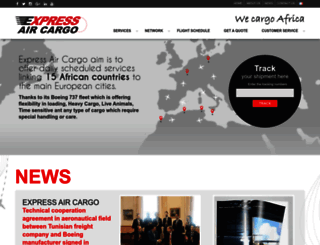 express-aircargo.com screenshot