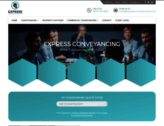 express-conveyancing.co.uk screenshot