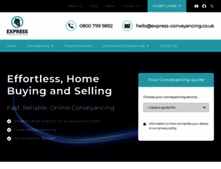 express-conveyancing.co.uk screenshot