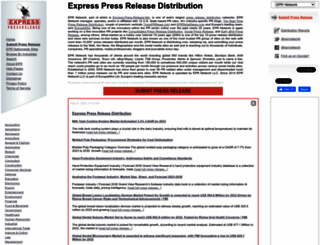 express-press-release.net screenshot