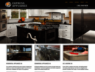expressappliancesrepair.com screenshot