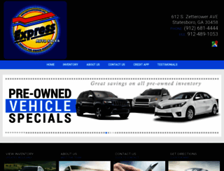 expressautosalesllc.com screenshot