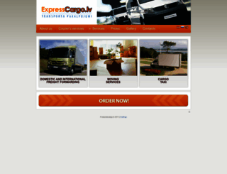 expresscargo.lv screenshot