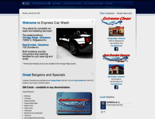 expresscarwashinc.com screenshot
