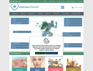 expresschemist.co.uk screenshot