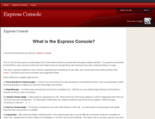 expressconsole.com screenshot