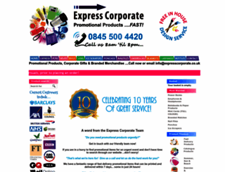expresscorporate.co.uk screenshot