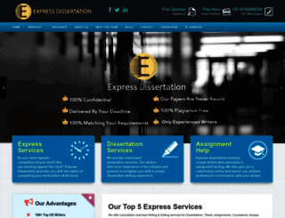 expressdissertation.com screenshot