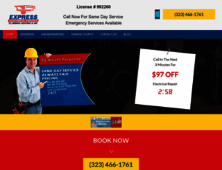 expresselectricservice.com screenshot