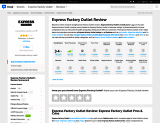 expressfactoryoutlet.knoji.com screenshot