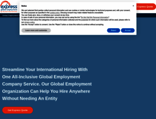 expressglobalemployment.com screenshot